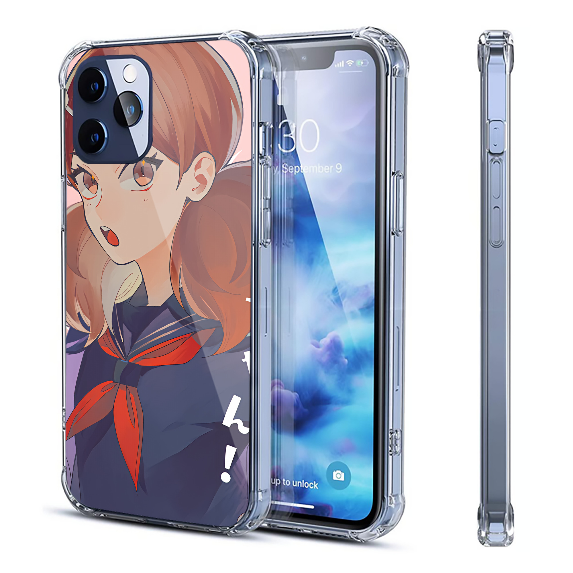 （画像用） ハイキュー!! Haikyu!! 【iPhone 12シリーズ対応】透明スマホケース（クリアソフトケース）